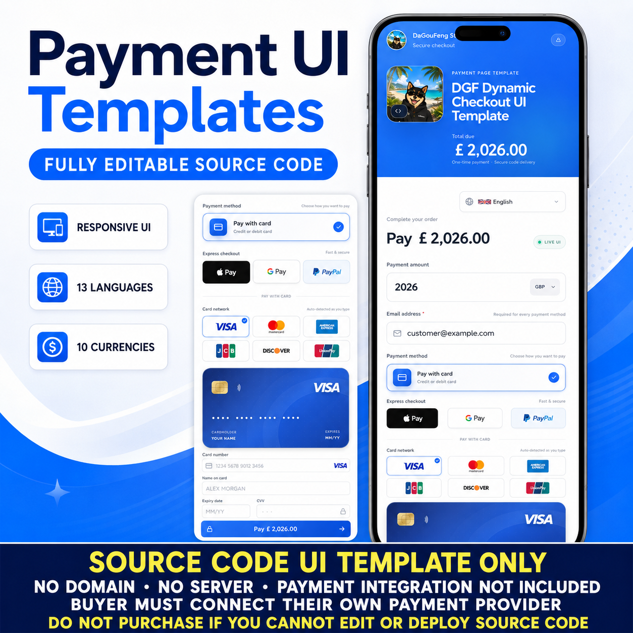 💳Payment UI Templates