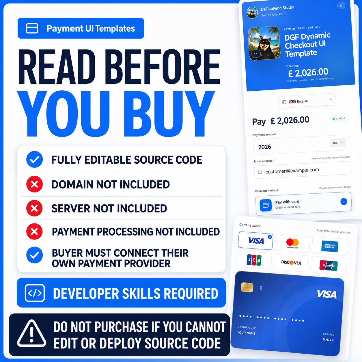 💳Payment UI Templates